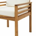thumbnail image 6 of Alaterre Furniture Okemo Acacia Outdoor Dining Chair with Cushion, 6 of 7
