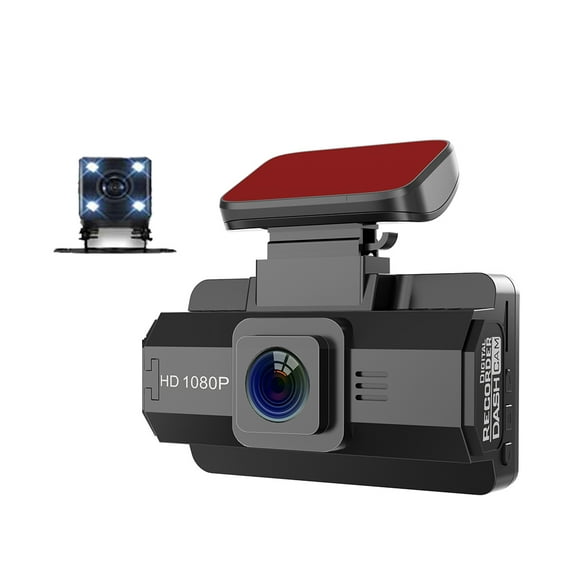 Multi-language Dual Lens Car Video Recorder Auto Dash Cam Car Recorder Night Viewing Loop Recording DVR 170 Degree Wide Angle Car