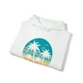 thumbnail image 5 of Palm Tree Retro Sunset Surf Hoodie Unisex Heavy Blend™ Hooded Sweatshirt, 5 of 9