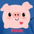 thumbnail image 3 of CafePress - Kawaii I Love Pigs Men's Fitted T Shirt (Dark) - Men's Fitted T-Shirt, 3 of 4