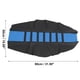 thumbnail image 3 of Universal Motocicleta Motocross Imitación Cuero Asiento Funda Azul Negro, 3 of 8