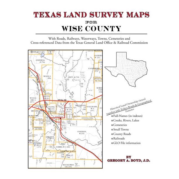 Texas Land Survey Maps Texas Land Survey Maps For Wise County (Paperback) - Walmart.com