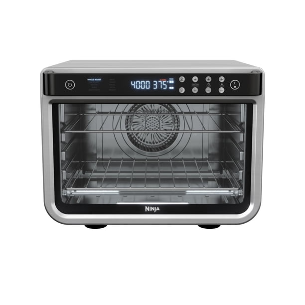 Horno Eléctrico y Freidora de Aire Ninja Foodi Pro XL 10 en 1 Doble Nivel Color Acero Inoxidable