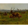thumbnail image 2 of Rosa Bonheur 24x19 Gold Ornate Framed and Double Matted Museum Art Print Titled - The Monarch of the Herd (1868), 2 of 4