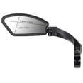 thumbnail image 3 of Stainless Steel Lens Handlebar Bike Mirror, Rear View Mirror, Left, 3 of 3