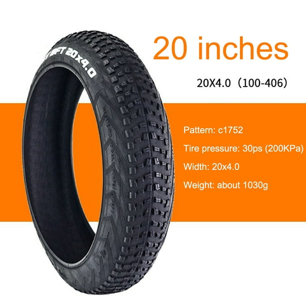 Tire 20x4 clearance 0