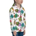 thumbnail image 5 of Pofeuu Cactus And Insects Print Teenage Zipper Hoodie Sweatshirts Hooded Casual Jackets With Pocket For Boys Girls-Medium, 5 of 6