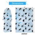 thumbnail image 6 of Solaris Wearable Sleeve Blanket, Flannel Blanket Sweatshirt for Adult,Women,Men Soft Sofa TV Throw Blanket,Cozy Hoodie with Sleeves and Pockets, ,55x72, 6 of 6
