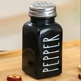 thumbnail image 1 of Dalazy Salt Shaker Empty Square 1 Set with Stainless Steel Lids Small Seasoning Container with Labels Funnel Brush Organizer Equipment, 1 of 8