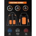 thumbnail image 4 of Orrnikko Heated Jacket for Women with 20000mAh Battery Winter Heating Coat L, 4 of 8