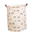 thumbnail image 2 of JingChun Storage Basket, Nursery Hamper Canvas Laundry Basket Foldable with Waterproof Large Storage Baskets for Kids Boys and Girls, office, Bedroom, Clothes,Toys, 2 of 4