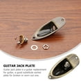 thumbnail image 4 of Guitar Input Jack Boat Style Jack Plate Guitar Pickup Output Input Jack Plug Socket Plate, 4 of 8