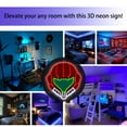 thumbnail image 6 of Gamer Neon Signs For Wall Decor, Game Room Decor. Samus Edge-Lit LED Sign, Gaming Lights For Teen Boy Men Gamer Gifts., 6 of 7