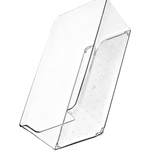 Bandejas de almacenamiento para cajones, cajón de plástico transparente duradero, caja dividida para cocina, caja rectangular pequeña