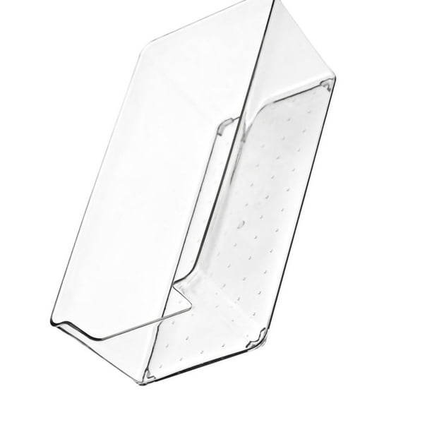 Bandejas de almacenamiento para cajones, cajón de plástico transparente duradero, caja dividida para cocina, caja rectangular pequeña