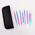 thumbnail image 2 of 7 Pieces Blackhead Remover Kit Stainless Steel Pimple Popper Spot Remover Blackhead Extractor Tool Acne Remover Set, 2 of 5
