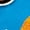 Light Blue-Cheetos Puffs, variant on ODDMART by ODD SOX Cheetos Puffs Frito Lay Snack Foodie Crew Socks, Large