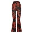 thumbnail image 5 of PNTUTB Women's Floral Print Flared Comfoetable Pants Stretch Slim Casual Good Fabric Quality Long Pants, 5 of 6
