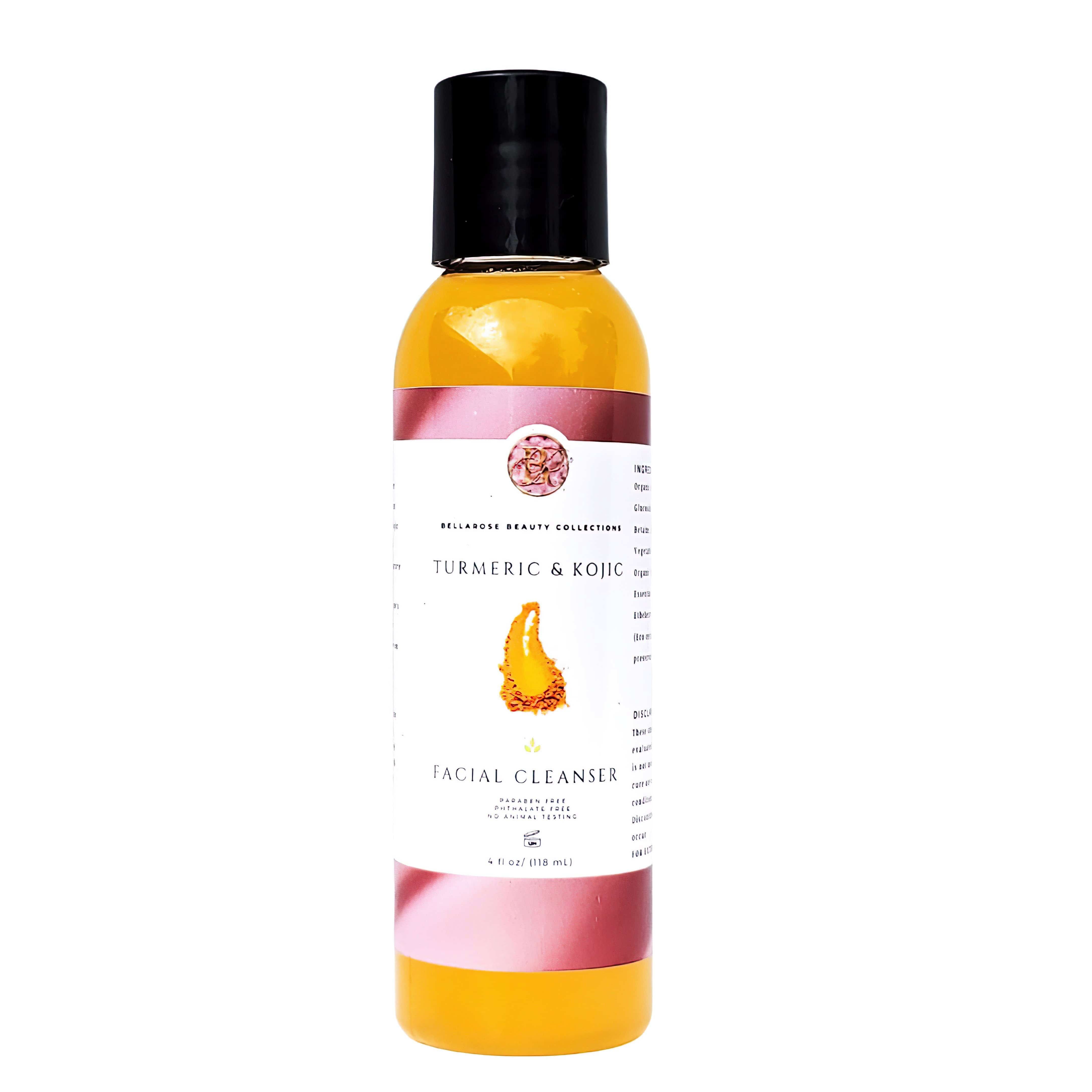 BellaRose Beauty Collections Turmeric & Kojic Facial Cleanser Organic