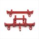 thumbnail image 1 of Para 1/12 MN82 LC79 RC Piezas de Coche Kit de Parachoques Delantero y Trasero de Mejora de Metal Rojo, 1 of 5