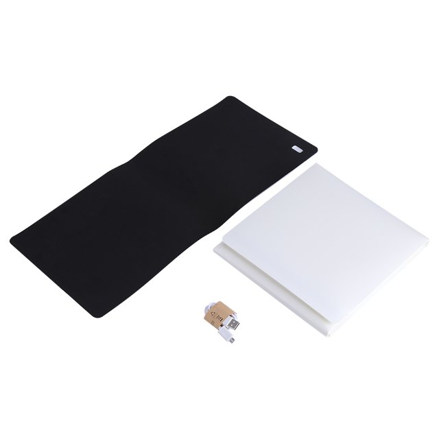 Kit de tienda de campaña con caja de luz para fotografía de estudio Mini plegable portátil con fondos blancos y negros