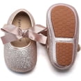 thumbnail image 7 of Soft Sole Baby Dress Shoes - Infant Baby Walking Shoes Moccasinss Rubber Sole Crib Shoes, 7 of 7