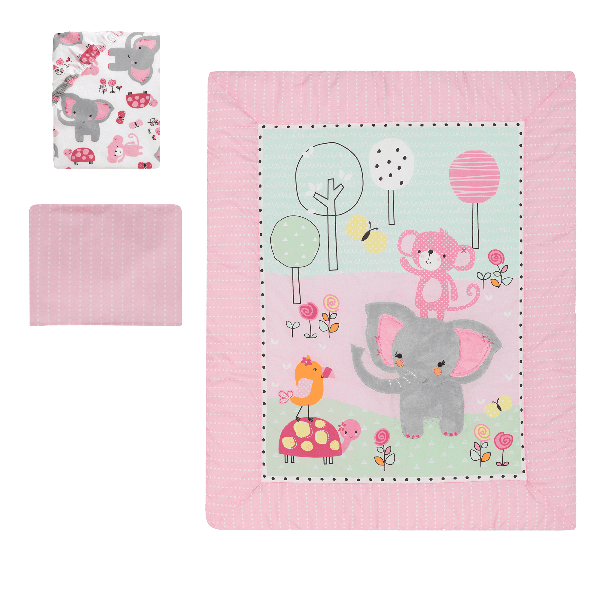 Lambs & Ivy Bedtime Originals Twinkle Toes 3 Piece Bedding Set