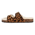 thumbnail image 3 of Corkys  Womens Laid Back Shearling Leopard Slide  Casual Sandals Casual, 3 of 5
