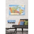 thumbnail image 2 of Map - Canada Wall Poster, 22.375" x 34", Framed, 2 of 2