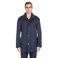 thumbnail image 3 of Braveman Men's Classic Fit Wool Blend Bibbed Topcoat, 3 of 3