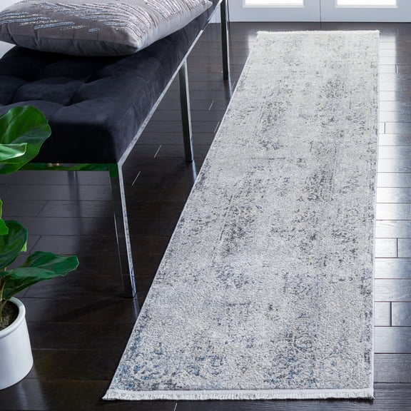 Safavieh Dream Kerstin Floral Runner Rug, Gray/Ivory, 2' x 8'