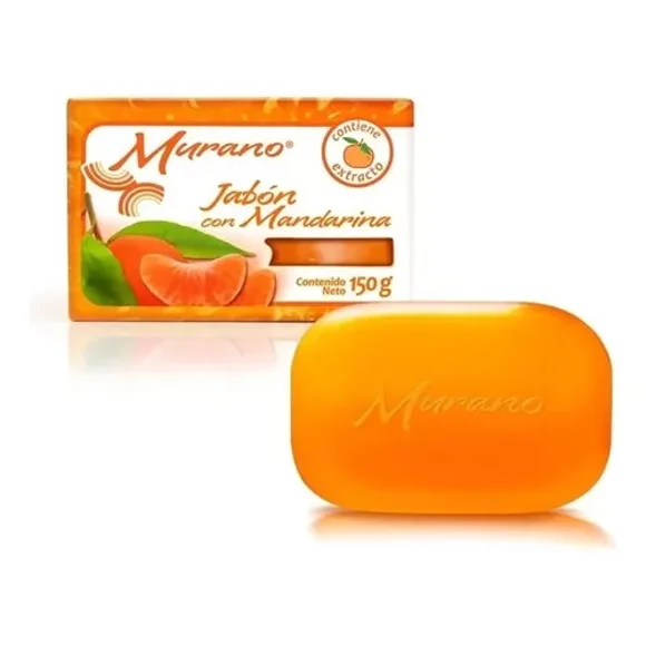 Jabón Barra Murano Natural Mandarina Caja 40 Pz De 150g