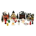 thumbnail image 2 of Juego De 15 Piezas De Casa En Miniatura Con Iluminación Navideña Y Pueblo De Nieve BLESIY Centros de mesa de escritorio, 2 of 8
