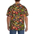 thumbnail image 3 of Pofeuu Paisley7 Print Mens Casual Short Sleeve Shirts Beach Summer Spread Collar Pocket Tops Men's Casual Short-sleeved Shirt-4X-Large, 3 of 5