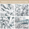 thumbnail image 7 of Nanshing Home 2 Piece Twin Comforter Set, White Blue Botanical Floral Bedding, Soft Microfiber Comforter with Pillow Shams, Lightweight All Season Modern Woodland Bedspread, 7 of 7