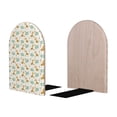thumbnail image 2 of Naloa Giraffe And Elephant 2 Pcs Bookend Large Capacity Office Book Ends for Home Office Library School Study Decoration, 2 of 8