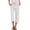 1# White, variant on Petite Capris for Women with Pockets Summer Casual Loose Drawstring Elastic High Waist Straight 2026 Lounge Beach Cropped Trousers Black XL