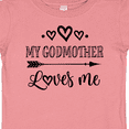 thumbnail image 4 of Inktastic My Godmother Loves Me Girls Girls Baby T-Shirt, 4 of 5