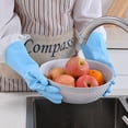 thumbnail image 2 of Guantes de limpieza para lavar platos reutilizables sin látex, forro de algodón, guantes de cocina, 2 of 3