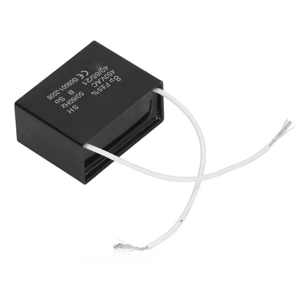 Generator Starting Capacitor, 8μF Fan Motor Start Capacitor 450VAC For
