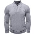 thumbnail image 2 of Mens Thermal Shirts Long Sleeve Slim Fit Lightweight Casual Shirts Pullover Workout T-Shirt &Christmas Tshirts, 2 of 8