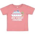 thumbnail image 3 of Inktastic My First Cruise with Cruise Ship and Palm Trees Boys or Girls Baby T-Shirt, 3 of 5