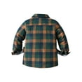 thumbnail image 5 of Suealasg Kids Boys Christmas Gentleman Suits Outfits 1T 2T 3T 4T 5T 6T Little Boys Long Sleeve Lapel Button Plaid Shirt and Suspender Pants Set Formal Wear Clothing for Child Boys, 5 of 9