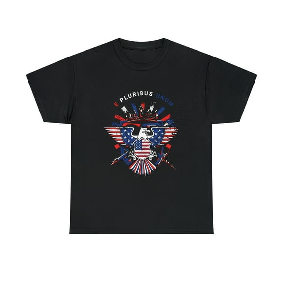Out Of Many E Pluribus Unum Unisex Heavy Cotton Tee