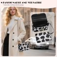 thumbnail image 3 of Pzuqiu Cow Print Crossbody Bags Leather Women Trendy Craftsmanship Women Crossbody Bag with Chain Strap Versatile Minimalist Fashion for Daily Use and Travel, 3 of 7