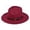 Wine, variant on Wide Brim Sun Hats Wide Brim Jazz Hat