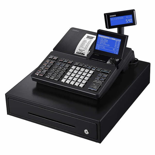 Casio Caisse Enregistreuse Électronique PCR-T540L-BK