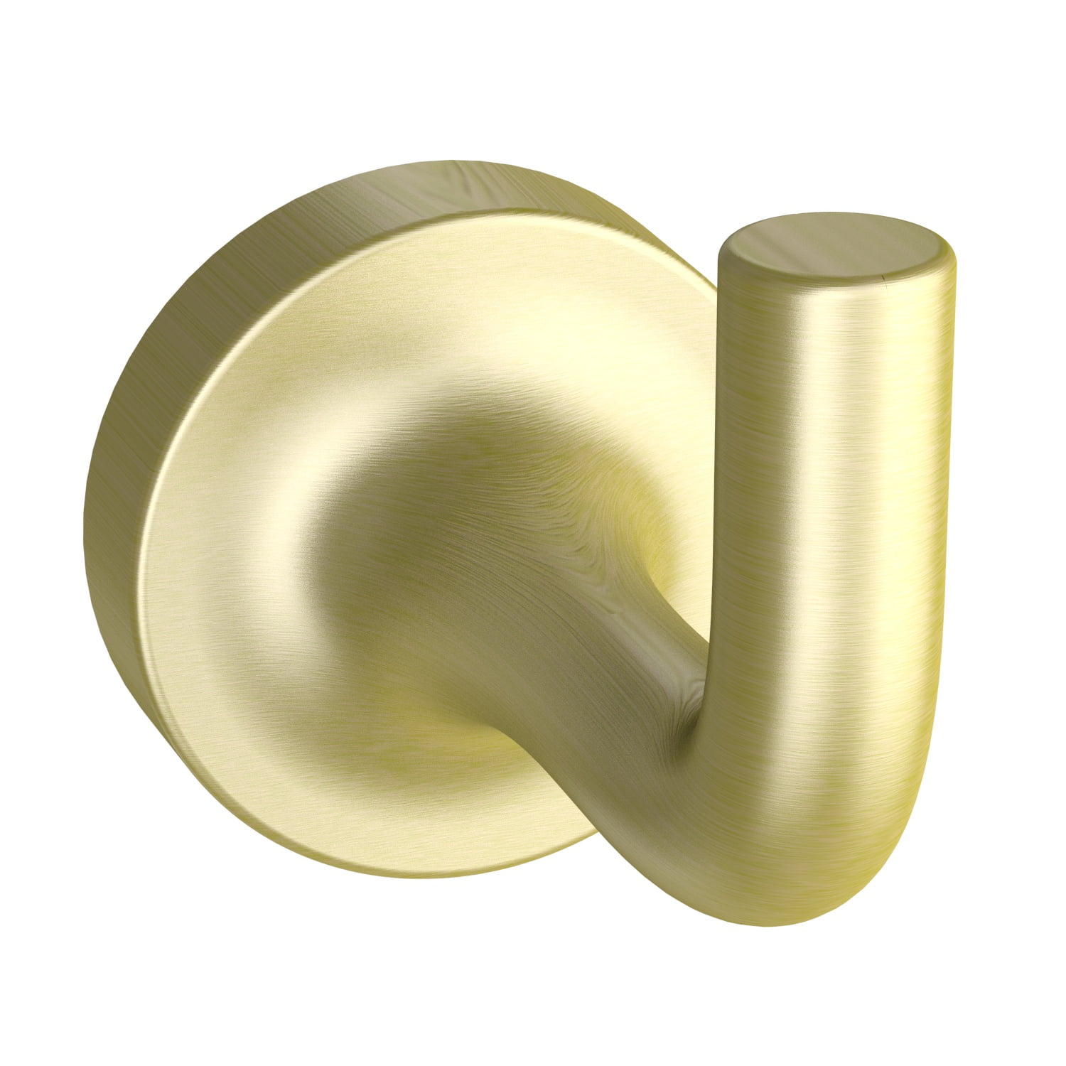 Better Homes & Gardens Clean Modern Wall Mount Robe Hook in  Brass Finish, Coat Hook for Bathroom Kitchen Hotel Garage Wall Mounted 2 Pack