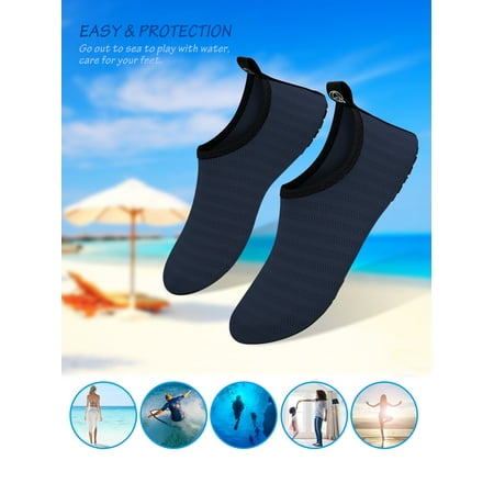 

JANSION Barefoot Quick-Dry Water Sports Shoes Aqua Socks for Swim Beach Pool Surf Yoga for Women Men