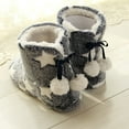 thumbnail image 3 of OUNONA 1 Pair Women Shoes Fashion Ankle Bootie Cotton Cloth for Winter Slippers, 3 of 5